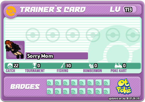 Sorry Mom Card otPokemon.com