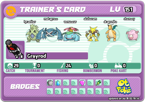 Grayrod Card otPokemon.com