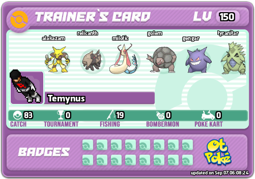 Temynus Card otPokemon.com