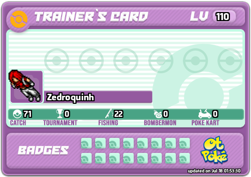 Zedroquinh Card otPokemon.com