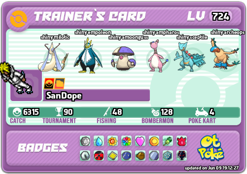 SanDope Card otPokemon.com