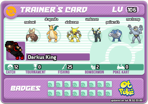 Darkus King Card otPokemon.com