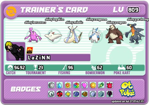 L a Z i N N Card otPokemon.com
