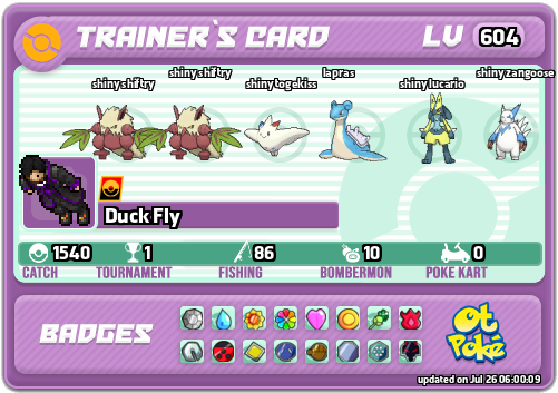 Duck Fly Card otPokemon.com