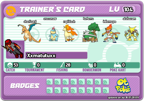 Xxmatutuxx Card otPokemon.com