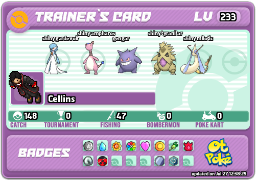 Cellins Card otPokemon.com