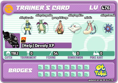 [Help] Devoly XP Card otPokemon.com