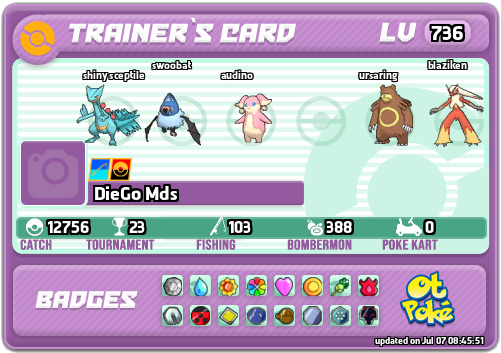 DieGo Mds Card otPokemon.com