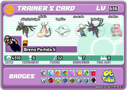 Breno Portela Ii Card otPokemon.com
