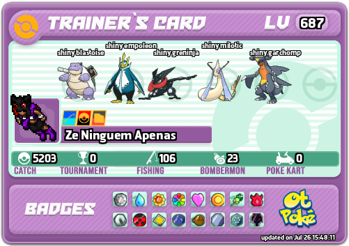 Ze Ninguem Apenas Card otPokemon.com