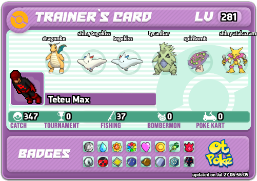 Teteu Max Card otPokemon.com