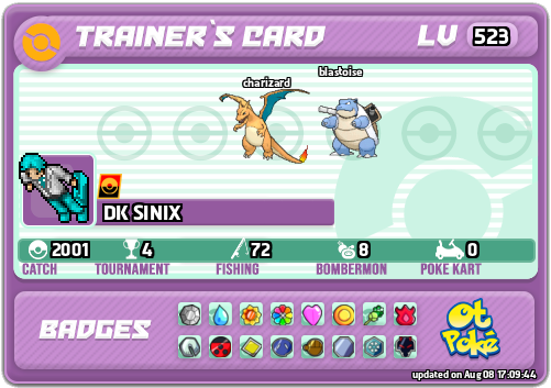 DK SINIX Card otPokemon.com