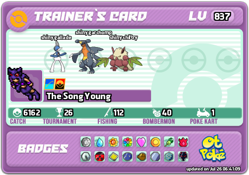 The Song Young Card otPokemon.com