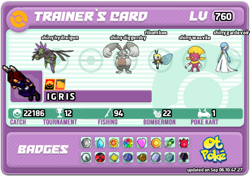 I G R I S Card otPokemon.com