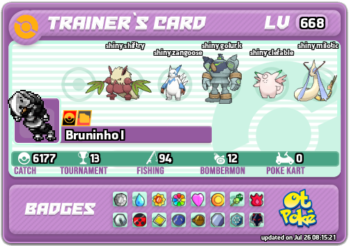 Bruninho I Card otPokemon.com