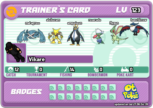 Vikare Card otPokemon.com