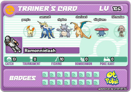 Ramonnielaah Card otPokemon.com
