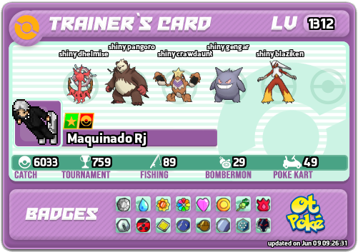 Maquinado Rj Card otPokemon.com