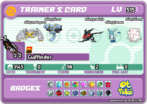 Guiffindor Card otPokemon.com