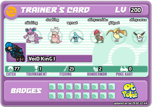 VoiD KinG I Card otPokemon.com