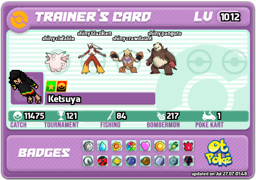 Ketsuya Card otPokemon.com