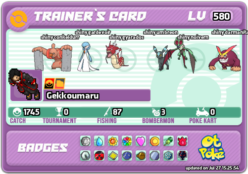 Gekkoumaru Card otPokemon.com