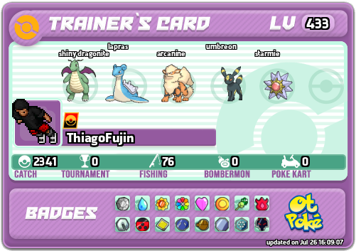 ThiagoFujin Card otPokemon.com