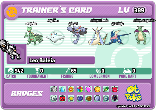 Leo Baleia Card otPokemon.com