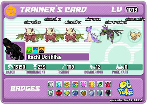 Itachi Uchhiha Card otPokemon.com