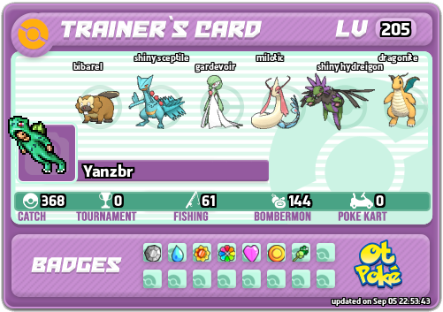 Yanzbr Card otPokemon.com