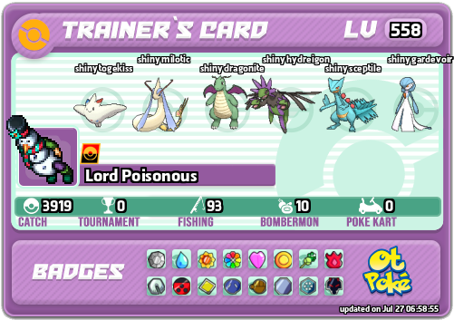Lord Poisonous Card otPokemon.com