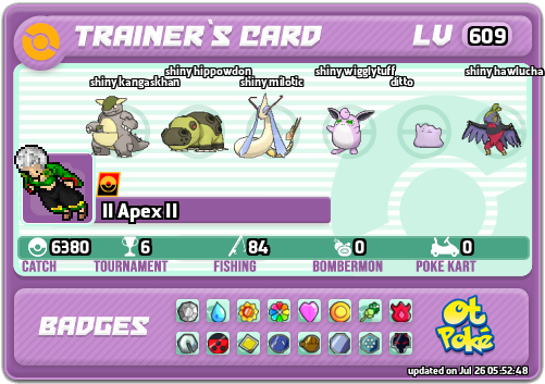 II Apex II Card otPokemon.com