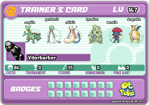 Vitorbarber Card otPokemon.com