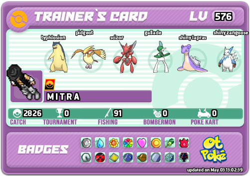 M I T R A Card otPokemon.com