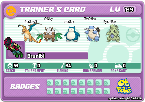 Brunibi Card otPokemon.com