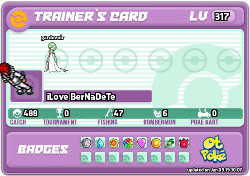 iLove BerNaDeTe Card otPokemon.com