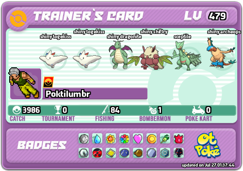 Poktilumbr Card otPokemon.com