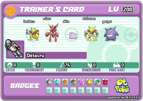 Delacru Card otPokemon.com