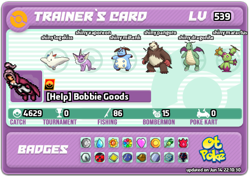 [Help] Bobbie Goods Card otPokemon.com