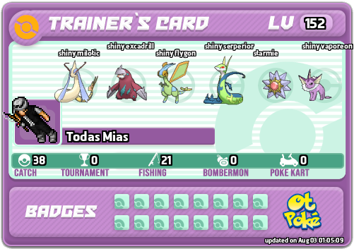 Todas Mias Card otPokemon.com