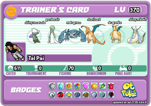 Tal Pai Card otPokemon.com
