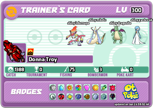 Donna Troy Card otPokemon.com