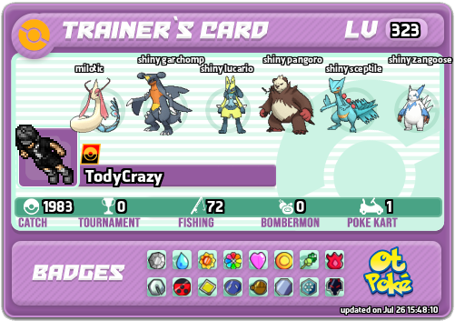TodyCrazy Card otPokemon.com