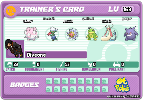 Diveone Card otPokemon.com