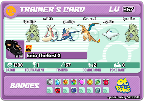Enio TheBest X Card otPokemon.com