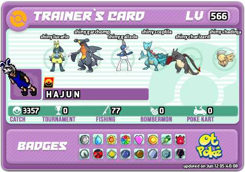 H A J U N Card otPokemon.com