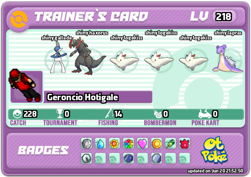 Geroncio Hotigale Card otPokemon.com