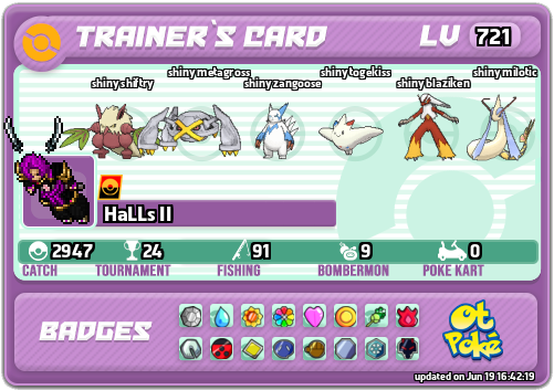 HaLLs II Card otPokemon.com