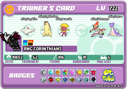 RNG CORINTHIANS Card otPokemon.com