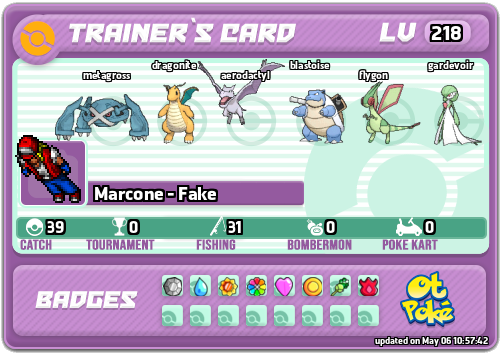 Marcone - Fake Card otPokemon.com